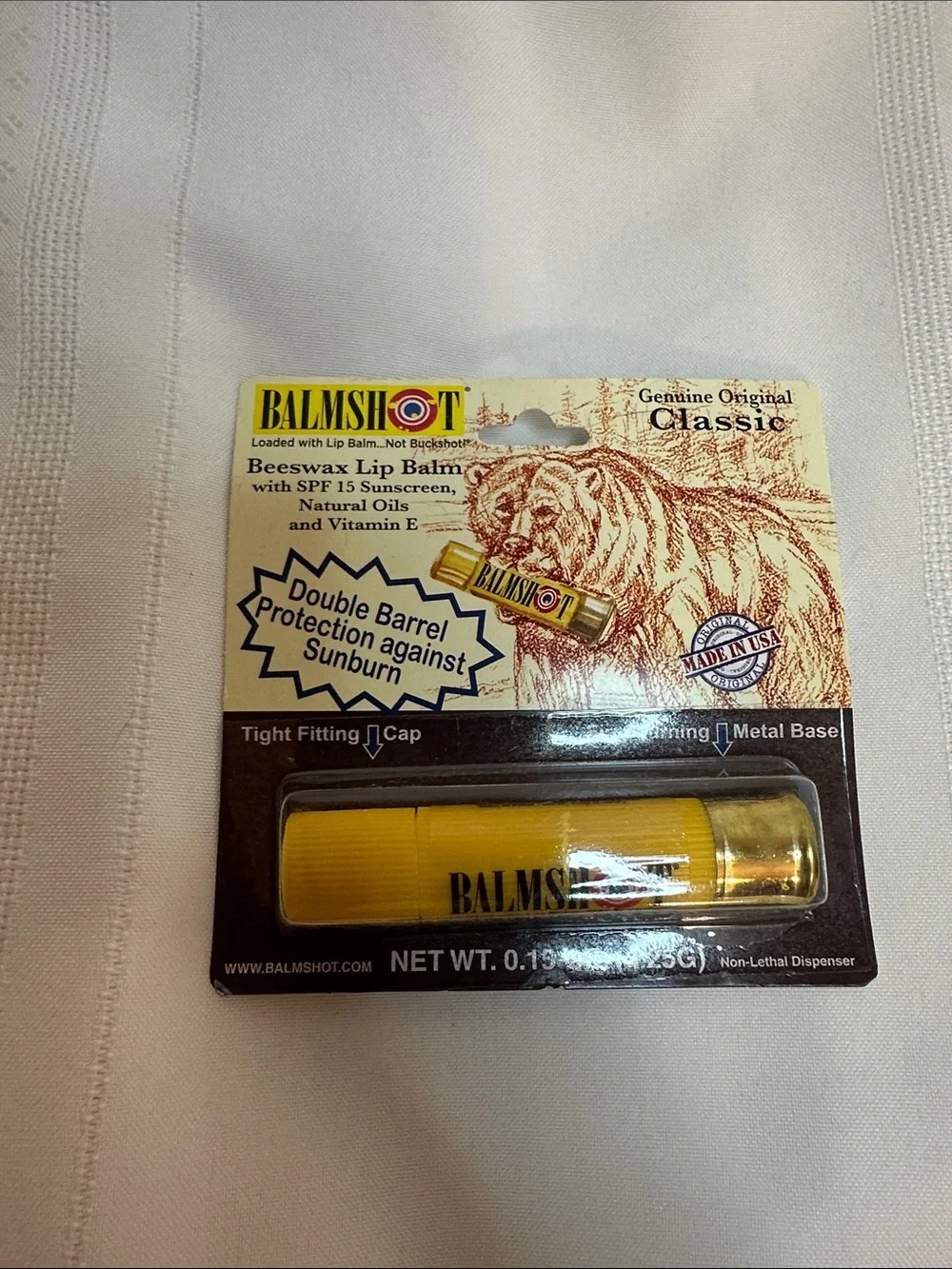 Classic Beeswax Lip Balm SPF 15 - Yellow